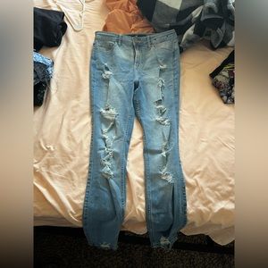 Hollister Skinny Distressed Jeans